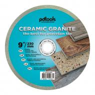 Диск алмазный отрезной PDT 1A1R-230 Ceramics Granite 230x1,6x25,4 820602CRMG