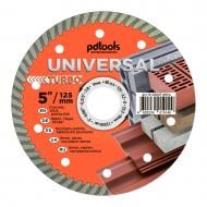 Диск алмазный отрезной PDT Turbo UNIVERSAL 125x2,2x22,2 810200TUNVu