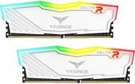 Оперативна пам'ять Team DDR4 SDRAM 16 GB (2x8GB) 3600 MHz (TF4D416G3600HC18JDC01) T-Force Delta White RGB