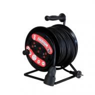 Удлинитель ОТК без заземления 4 гн. черный 25 м БД-25-2х2,5 КГтп