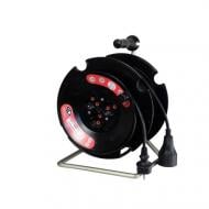 Удлинитель ОТК с заземлением 4 гн. черный 30 м ГД-30-3х2,5 КГтп