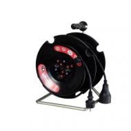 Удлинитель ОТК с заземлением 4 гн. черный 50 м ГД-50-3х2,5