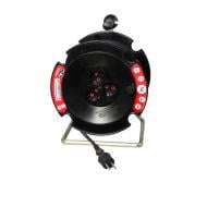 Удлинитель ОТК с заземлением 3 гн. черный 50 м З-50-3х2,5