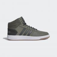 Кеды Adidas HOOPS 2.0 MID EE7370 р.44 2/3 хаки