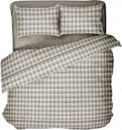 Комплект постельного белья Клетка бежевая 2 UP! (Underprice) (без простыни)