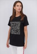 Футболка YAPPI Boyfriend WB2025 р.S черный