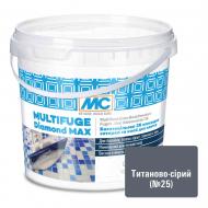 Заполнитель швов эпоксидный MC-Bauchemie Multifuge Diamond Max/25 (1,5 кг) ведро темно-серый