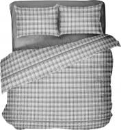 Комплект постельного белья Клетка серая 2 UP! (Underprice) (без простыни)