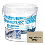 Заполнитель швов эпоксидный MC-Bauchemie Multifuge Diamond Max/35 (1,5 кг) ведро бежевый