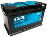 Аккумулятор автомобильный AGM Start-Stop AGM 80Ah 800A 12V EK800 «+» справа (EK800)