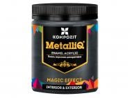 Декоративне покриття Kompozit акрилова MetalliQ чорна перлина 0,5 кг Декоративне покриття Kompozit акрилова MetalliQ чорна перлина 0,5 кг