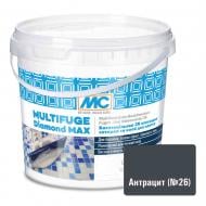 Заполнитель швов эпоксидный MC-Bauchemie Multifuge Diamond Max/26 (1,5 кг) ведро антрацит