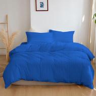 Комплект постельного белья евро 19-4150 Princes STRIPE синий Zastelli