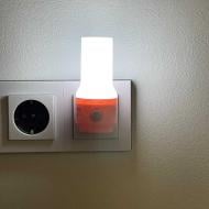 Ночник-розетка Violux CANDLE с кнопкой 0,8 Вт розовый 310102