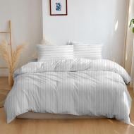 Комплект постельного белья 2,0 White STRIPE белый Zastelli