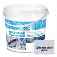 Заполнитель швов эпоксидный MC-Bauchemie Multifuge Diamond Max/16 (1,5 кг) ведро серебристо-серый