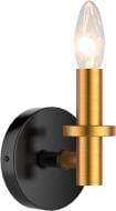 Бра Victoria Lighting 1x40 Вт E14 бронза/чорний Travis/AP1