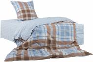 Комплект постельного белья Ранфорс Merlin 1,5 голубой Arya