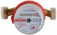 Счетчик горячей воды Ecostar DN15 1/2" L110 E-C 2,5 без накидних гайок