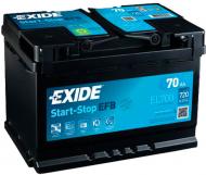 Акумулятор автомобільний EXIDE Start-Stop EFB 70Ah 720A 12V EL700 «+» праворуч (EL700)