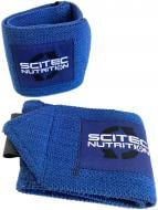 Бинти для зап'ястя Scitec Nutrition Wrist Wrap with logo Scitec р. one size синій
