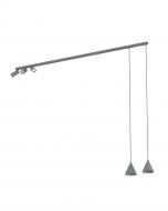 Люстра подвесная Nowodvorski Fourty 5x10 Вт GU10 серый 11472