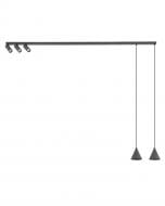 Люстра підвісна Nowodvorski Fourty 5x10 Вт GU10 сірий 11472