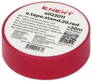 Изолента E.NEXT (e.tape.stand.20.red) 20 м красная ПВХ