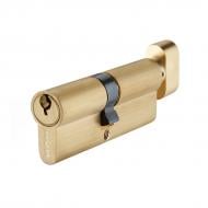 Цилиндр MVM Р6Е 30x30 ключ-вороток 60 мм матовая латунь Р6Е30/30T SB ключ-вороток