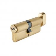 Цилиндр MVM Р6Р 30x30 ключ-вороток 60 мм матовая латунь Р6Р30/30T SB ключ-вороток
