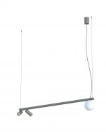 Люстра подвесная Nowodvorski Fourty 3x10 Вт GU10G9 серый 11471