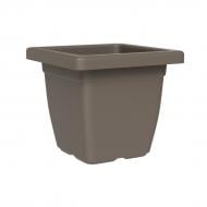 Вазон пластик NAZCA 45 см квадратный серо-коричневый 40 л TeraPlast (33144045406)