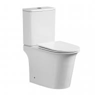 УЦЕНКА! Унитаз-компакт Rapal Skane Rimless с сиденьем soft-close 3/6 л (УЦ №3017)
