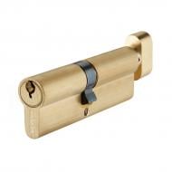 Цилиндр MVM Р6Е 35x35 ключ-вороток 70 мм матовая латунь Р6Е35/35T SB ключ-вороток