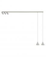 Люстра підвісна Nowodvorski Fourty 5x10 Вт GU10 сірий 11451