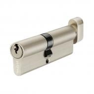 Цилиндр MVM Р6Е 35x35 ключ-вороток 70 мм матовый никель Р6Е35/35T SN ключ-вороток