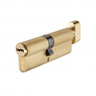 Цилиндр MVM Р6Р 35x35 ключ-вороток 70 мм матовая латунь Р6Р35/35T SB ключ-вороток