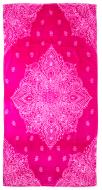 Полотенце Турецкий узор розовый 75x150 см