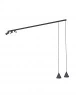 Люстра подвесная Nowodvorski Fourty 5x10 Вт GU10 черный 11448