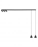 Люстра підвісна Nowodvorski Fourty 5x10 Вт GU10 чорний 11448