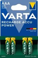 Аккумулятор Varta Rechargeable 800 mAh AAA (мизинчиковые) 4 шт. (56703101404)