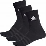 Комплект шкарпеток Adidas Light Crew DZ9394 р.M black 3 шт.