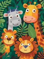 Картина за номерами Веселі джунглі 15584-AC 30х40 см 30х40 см ART CRAFT