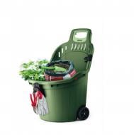 Тачка садовая Stefanplast Helpy Cart 50 л зеленая 76210