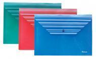 Папка-конверт с кнопкой А4 цветная