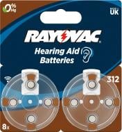 Батарейка Varta Rayovac 312 (PR41) 8 шт. (4607745418)