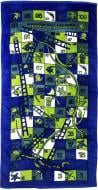 Полотенце Snakesnladders 75x150 см синий