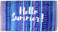 Полотенце Hello Summer голубые полоски 75x150 см