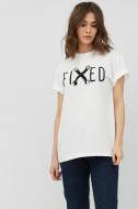 Футболка YAPPI Oversize 3702192 р.M белый