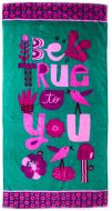 Полотенце Be True to You 75x150 см разноцветный